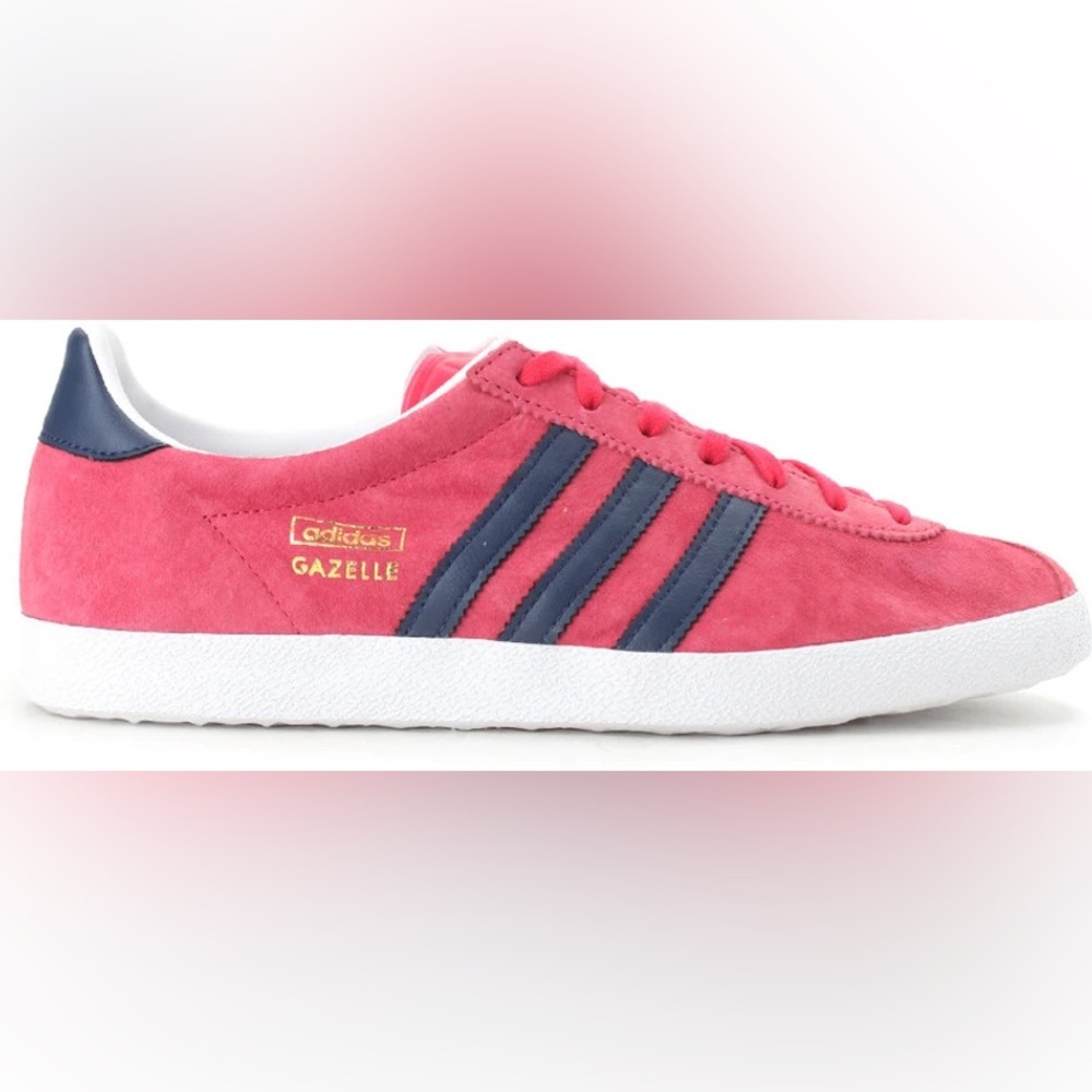 adidas Gazelle Pink and Blue Sneakers